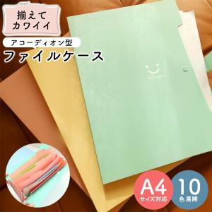 書類整理 書類収納 ドキュメントファイル A4 領収書ファイル 書類 ケース レシート 家計管理 説明書 作品 可愛い ジャバラ 5ポケット｜FooFoo