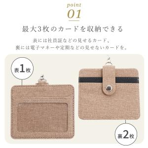 idカードホルダー リール付き 首掛け レディ...の詳細画像4