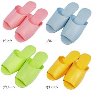 【抗菌加工明るい前アキ】スリッパ 業務用 前開...の詳細画像5