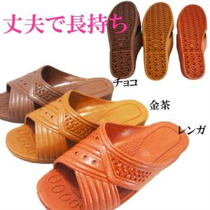 ゴムフィッテングサンダル/お庭履き、ベランダ用...の詳細画像1