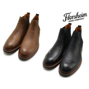 フローシャイム サイドゴアブーツ メンズ チェルシーブーツ FLORSHEIM LODGE GORE BOOT 14285｜foot-time