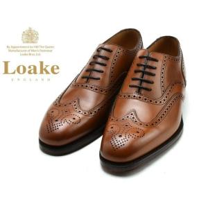 Loake ローク ウィングチップ BUCKINGHAM ブラウン メンズ