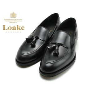 ローク スリッポン ローファー タッセル Loake RUSB ブラック メンズ ビジネスシューズ