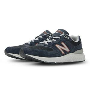 ニューバランス 880 メンズ  ウォーキング スニーカー フレッシュフォーム new balance MW880 NR6 2E 4E ネイビー  履きやすい｜foot-time