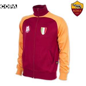 COPA ASローマ ブラックテーパージャケット トラックジャケット copa