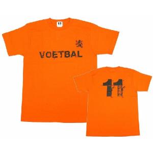 クライフ CRUYFF/オランダ代表(ミュンヘン74) Tシャツ(オレンジ