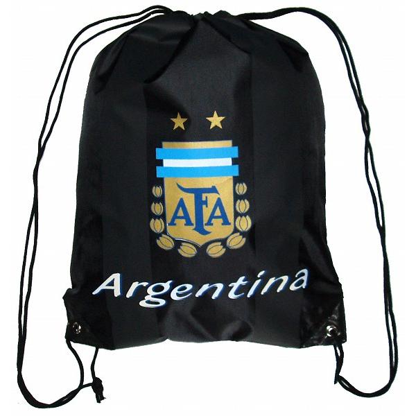 アルゼンチン代表　ナイロンバッグ（黒）