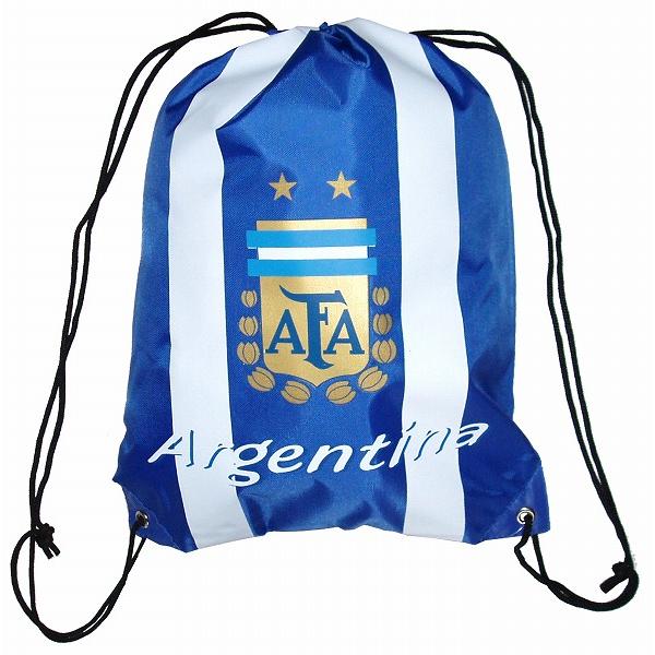 アルゼンチン代表　ナイロンバッグ（青）