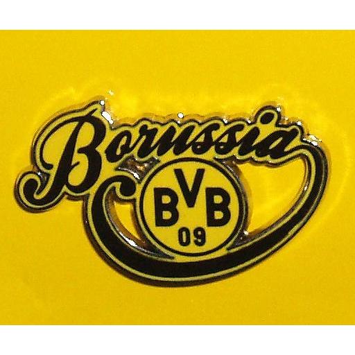ボルシア・ドルトムント(オフィシャル)　ピンバッジ(Borussia筆記体)