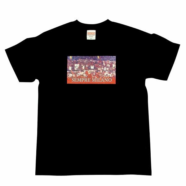 SEMPRE MILANO　ACミラン Tシャツ(黒)