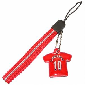 マンチェスターユナイテッド#10 ニステルローイ ユニフォーム携帯ストラップ