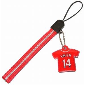 マンチェスターユナイテッド#14 アラン・スミス ユニフォーム携帯ストラップ