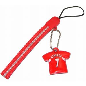 リバプール#7 キューウェル ユニフォーム携帯ストラップ