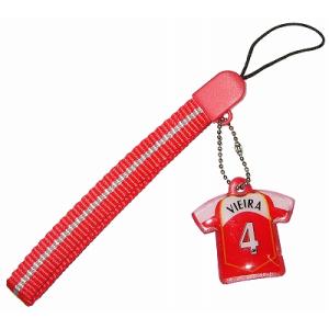 アーセナル#4 ヴィエラ ユニフォーム携帯ストラップ