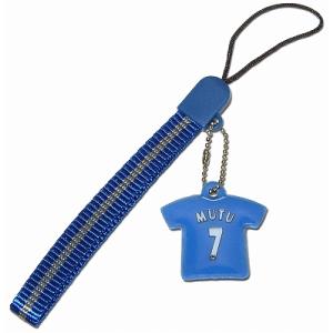 チェルシー#7 ムトゥ ユニフォーム携帯ストラップ