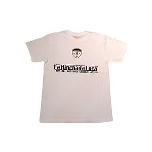 La Hinchada Loca ロゴ サッカーTシャツ(白)