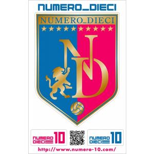 NUMERO_DIECI クラシックエンブレムステッカー【鳥栖カラー】｜footballfan