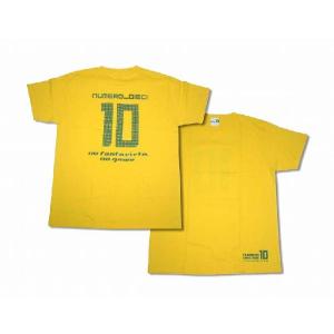 NUMERO_DIECI no fantasista no game.背番号10 Tシャツ〔イエロー〕｜footballfan