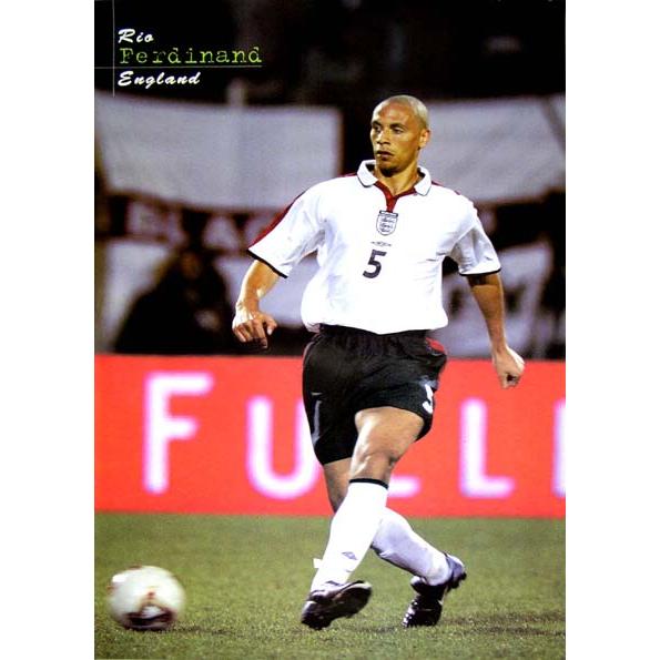 リオ・ファーディナンド　イングランド代表2003 ポスター