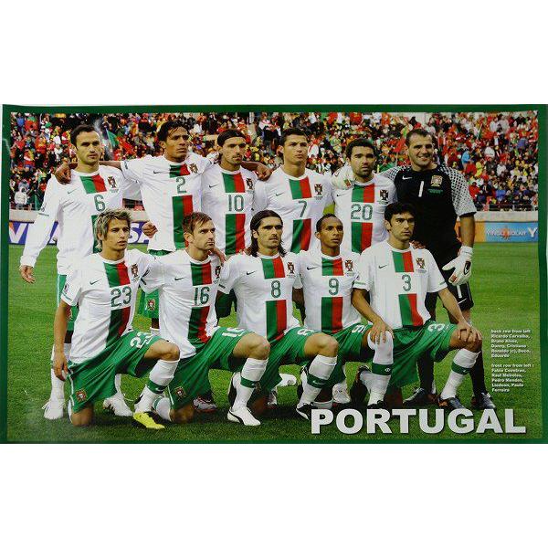P482　ポルトガル代表(2010ワールドカップ 南アフリカ) 集合写真　ポスター