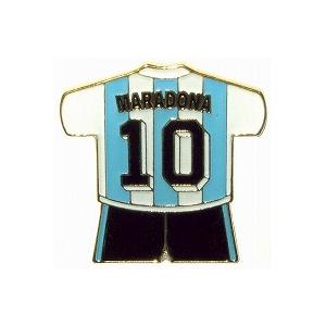 マラドーナ/MARADONA10（アルゼンチン代表）　ユニフォームピンバッジ