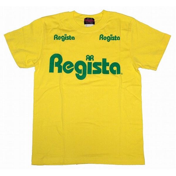 Regista　ロゴ Tシャツ(イエロー×グリーン)