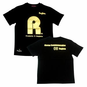 Regista　R　Tシャツ（ブラック×ゴールド）｜footballfan