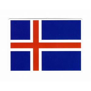 アイスランド　国旗・ステッカー［st-flag001］