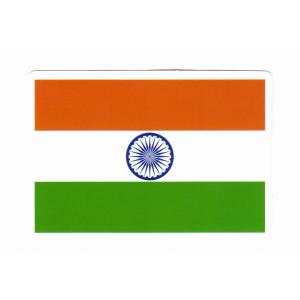 インド　国旗・ステッカー［st-flag008］