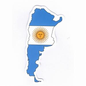 アルゼンチン　マップフラッグ(国旗)・ステッカー［st-flag105］