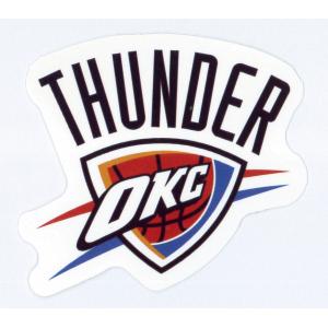 オクラホマシティ・サンダー(NBA)チームロゴ・ステッカー［st-NBA033］