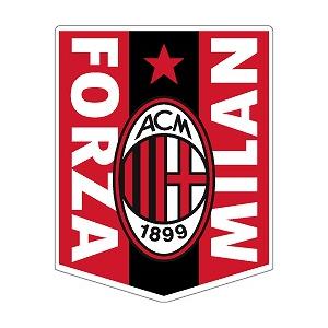 st196 ACミラン ペナント型ステッカー