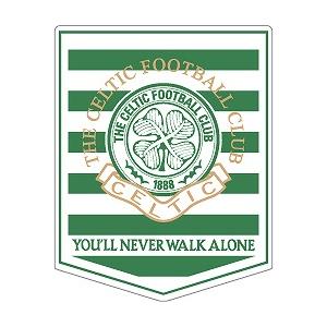 st201 セルティック ペナント型ステッカー