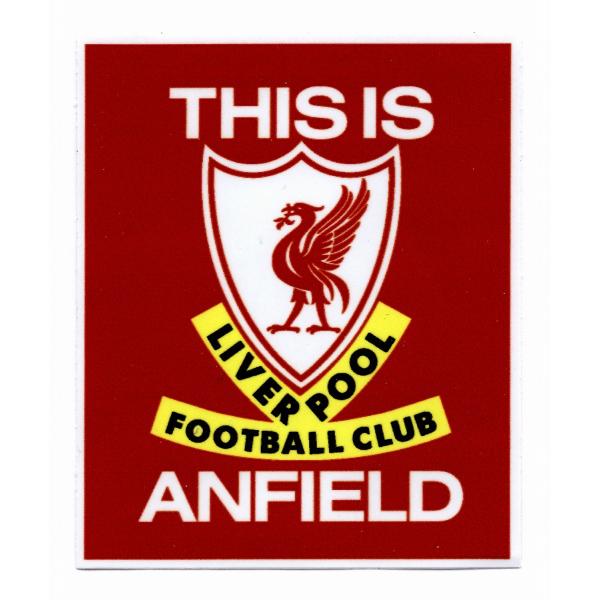 リバプールFC 「THIS IS ANFIELD」 ステッカー[st282]