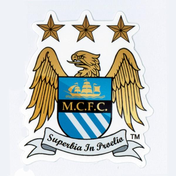マンチェスター・シティFC　エンブレム・ステッカー〔st404〕