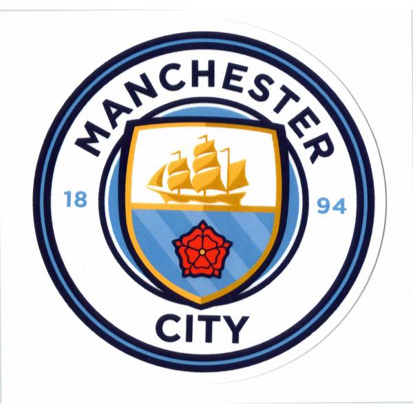マンチェスターシティ  エンブレム・ステッカー(Mサイズ)[st406]