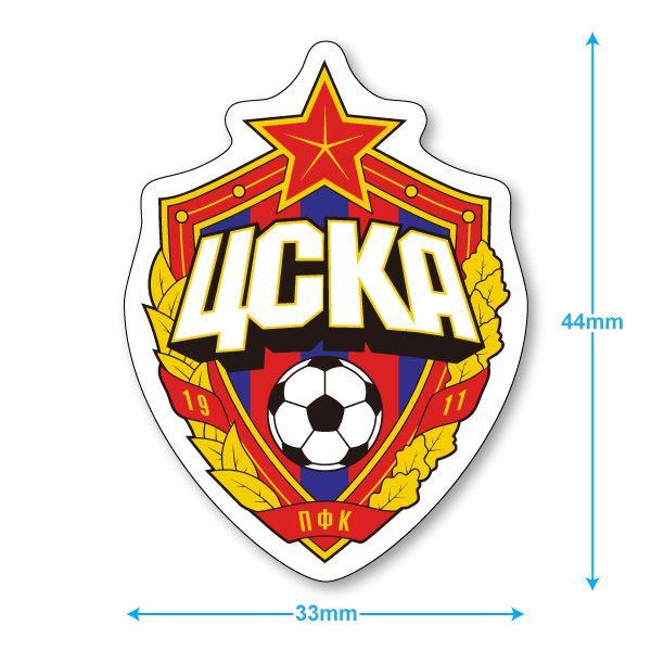 CSKAモスクワ　ミニステッカー(携帯シール)