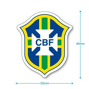 ブラジル代表　ミニステッカー(携帯シール)｜footballfan