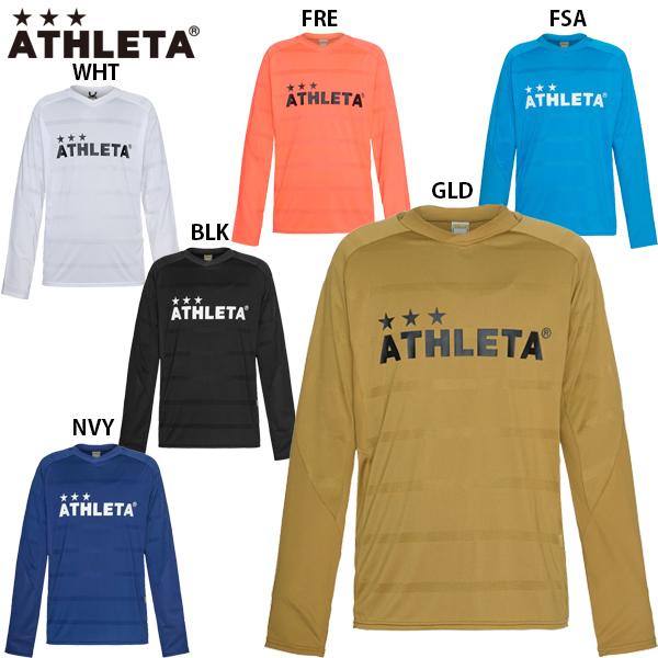 アスレタ プラクティスシャツ 大人用 サッカー フットサル プラクティスシャツ 長袖 ATHLETA...