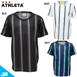 アスレタ JR ストライププラシャツ ジュニア用 サッカー フットサル プラシャツ 半袖 ATHLETA 02408J｜footballpark