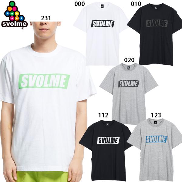 スボルメ BOXロゴシャツ 大人用 サッカー フットサル 半袖Tシャツ SVOLME 1231-06...