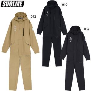 SVOLME（スボルメ） ドット柄ウーブンフーディー・パンツ上下セット