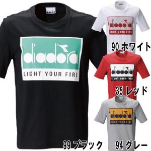 ディアドラ ロゴトップ 大人用 Tシャツ diadora DSW0510｜footballpark
