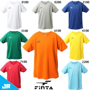 フィンタ JR ゲームシャツ ジュニア 子供用 サッカー フットサル ゲームシャツ 半袖 FINTA FT3004｜footballpark