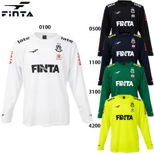 フィンタ GDZ 長袖プラクティスシャツ 大人用 サッカー フットサル ロングプラシャツ FINTA FT4000｜footballpark