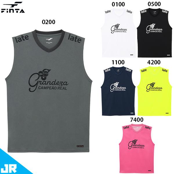 【大特価SALE】フィンタ JR GDZ ノースリーブシャツ ジュニア用 サッカー フットサル 袖な...