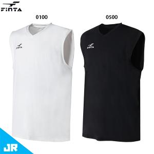 フィンタ JR 極冷ノースリーブインナーシャツ ジュニア用 サッカー フットサル 袖なし アンダーシャツ FINTA FT4648J