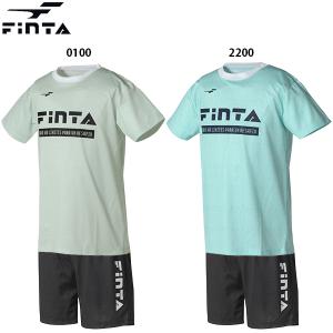 フィンタ SUMMERプラシャツ パンツ ジュニアサイズ対応 サッカー フットサル プラクティス上下セットFINTA FT7655/FT7657｜footballpark