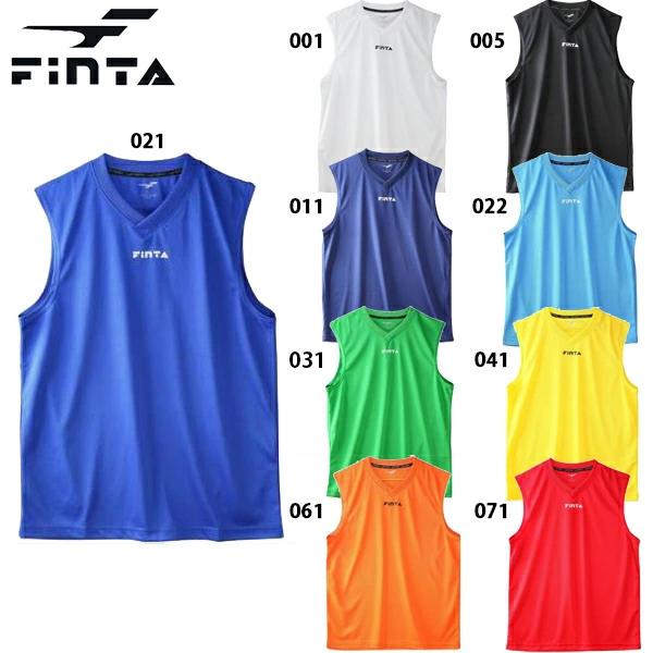 フィンタ ノースリーブメッシュ インナーシャツ 大人用 サッカー フットサル インナーシャツ FIN...