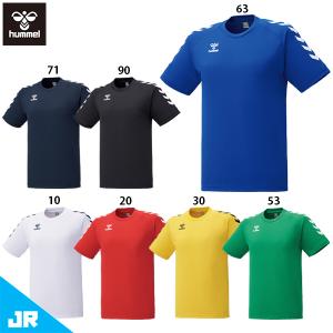 ヒュンメル ジュニアゲームシャツ ジュニア用 サッカー プラクティスシャツ 半袖 hummel HJG3017｜footballpark